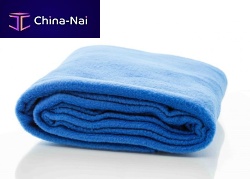 Aircraft cabin blanket wool