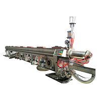 Extrusion calibration tank for pipevacuumfor profiles