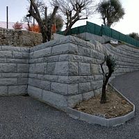 Concrete wall cladding MODUL'MATRIC exteriortexturedbeige