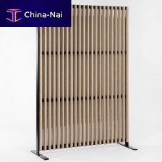 Removable partition LINEA SPACE 2.4.3woodencommercialfor offices