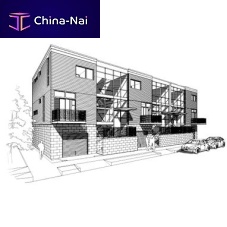 Prefab building GREENBELT TOWNHOUSEmodularwoodenmixed framing