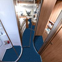 Yacht floor covering SOMOOfor boatbrowngray