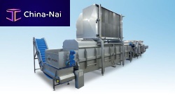Air blast dryer FTNONcontinuousfor vegetablesfor salad