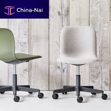Contemporary chair SIXEindoorpolypropylenemetal base