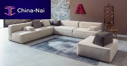Modular sofa 275 GLAMcontemporaryfabricleather