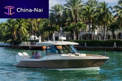 Outboard express cruiser CALYPSO 32twin-engineopenhard-top
