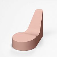 Contemporary chaise longue Flowercoated foamcoated foamoutdoor
