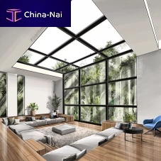 Skylight with skylight frame WINTER GARDENSglassmetal