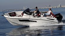 Outboard center console boat SL6417-person max.sundeck