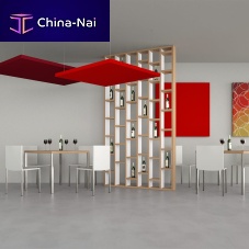 Hanging acoustic panel SILENTEfabricmetalrectangular