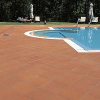 Indoor tile COTTO RUSTICOpoolsidefor floorterracotta