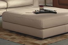 Contemporary ottoman upholstered