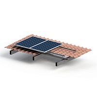 Tile roof PV mounting system