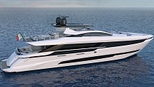 Cruising super-yacht GRANSPORT 33hard-topIPS POD5-cabin