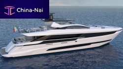 Cruising super-yacht GRANSPORT 33hard-topIPS POD5-cabin