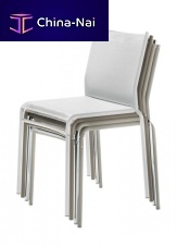 Contemporary chair LIU'indoorchromed metalplastic