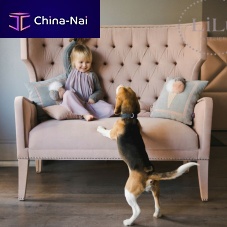 Traditional sofa FLORANCEfabricgraypink