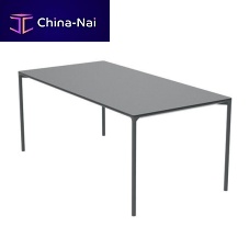 Contemporary table Bloom 1241 steelsteel baserectangular