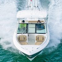 Outboard runabout DC 266twin-enginedual-consolebowrider