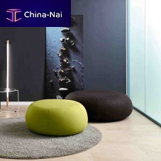 Contemporary pouf ALIAS fabricroundcommercial