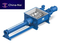 Progressive cavity pump KL-R Triplexslurrywith electric motorself-priming