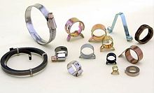 Stainless steel hose clamp worm-drive
