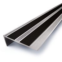 Aluminum edge trim NDM 1010for stepLblack