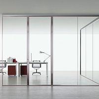 Sliding partition RAYglazedfor officescustom