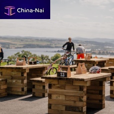 Contemporary picnic table GLENCOEpinepine baserectangular