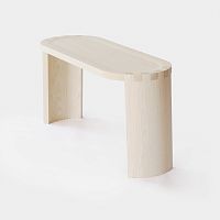 Contemporary bench HAIKU HB90oaksolid wood