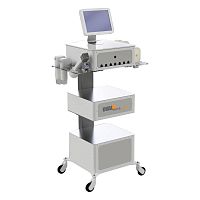Laser skin resurfacing unit DUAL WAVE 4.0vacuum suction body contouring unitdermo-massage unittrolley-mounted