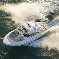 Outboard express cruiser DC 365triple-enginehard-topdual-console