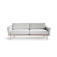Contemporary sofa LINEAfabricgrayash