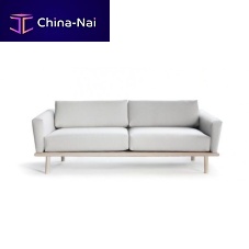 Contemporary sofa LINEAfabricgrayash