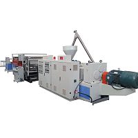Sheet extrusion line SJ-50/30 +SJSZ-80/156for PVC