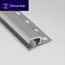 Anodized aluminum stair nosing 21X25with LED profile
