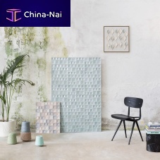 Indoor mosaic tile PERSPECTIVESwallsquarerectangular