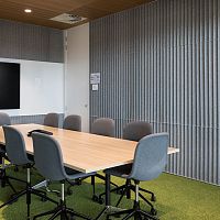 Ceiling acoustic panel CUBEfor walltextilerectangular
