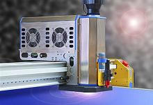 Blade cutting machine Elektron Laser Z Neolasertextilemarking