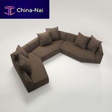 Modular sofa MITOSI contemporaryfabricbrown