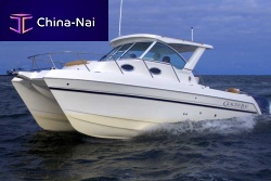 Catamaran cabin cruiser Glacier Bay Edition 2780outboardtwin-enginehard-top