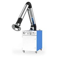 Mobile fume extractor Smokyindustrialcartridgewith extraction arm