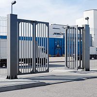 Bi-fold gate LBAI W GATErightleftgalvanised steel