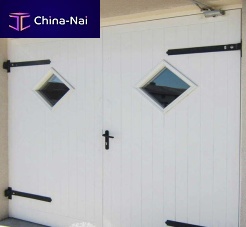 Swing garage door woodenmanualinsulated