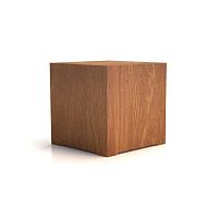 Contemporary pouf solid wood