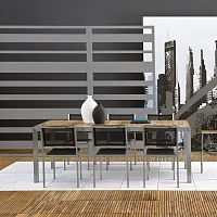 Contemporary dining table Adamasteakteak baserectangular