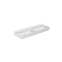 Wall-hung washbasin ELLP12245DQ0ceramicfinishdouble