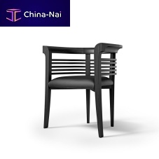 Contemporary chair PO79 DOLFINindoorfabricsolid wood base