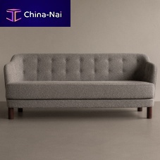 Contemporary sofa CONSTANCEfabricgraybrown