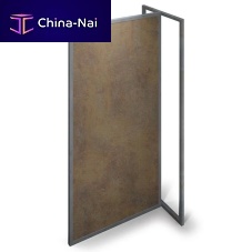 Fixed partition VELAwoodencommercialfor offices